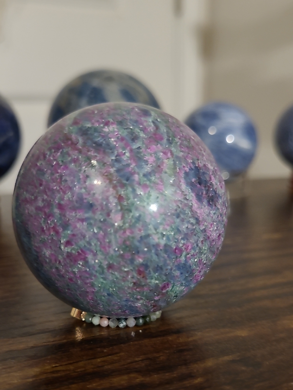 Ruby In Kyanite Sphere - Picture 2 of 2